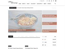Tablet Screenshot of coffeeandcravings.com